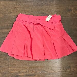 Aerie Bright Pink Mini Skirt with Belt